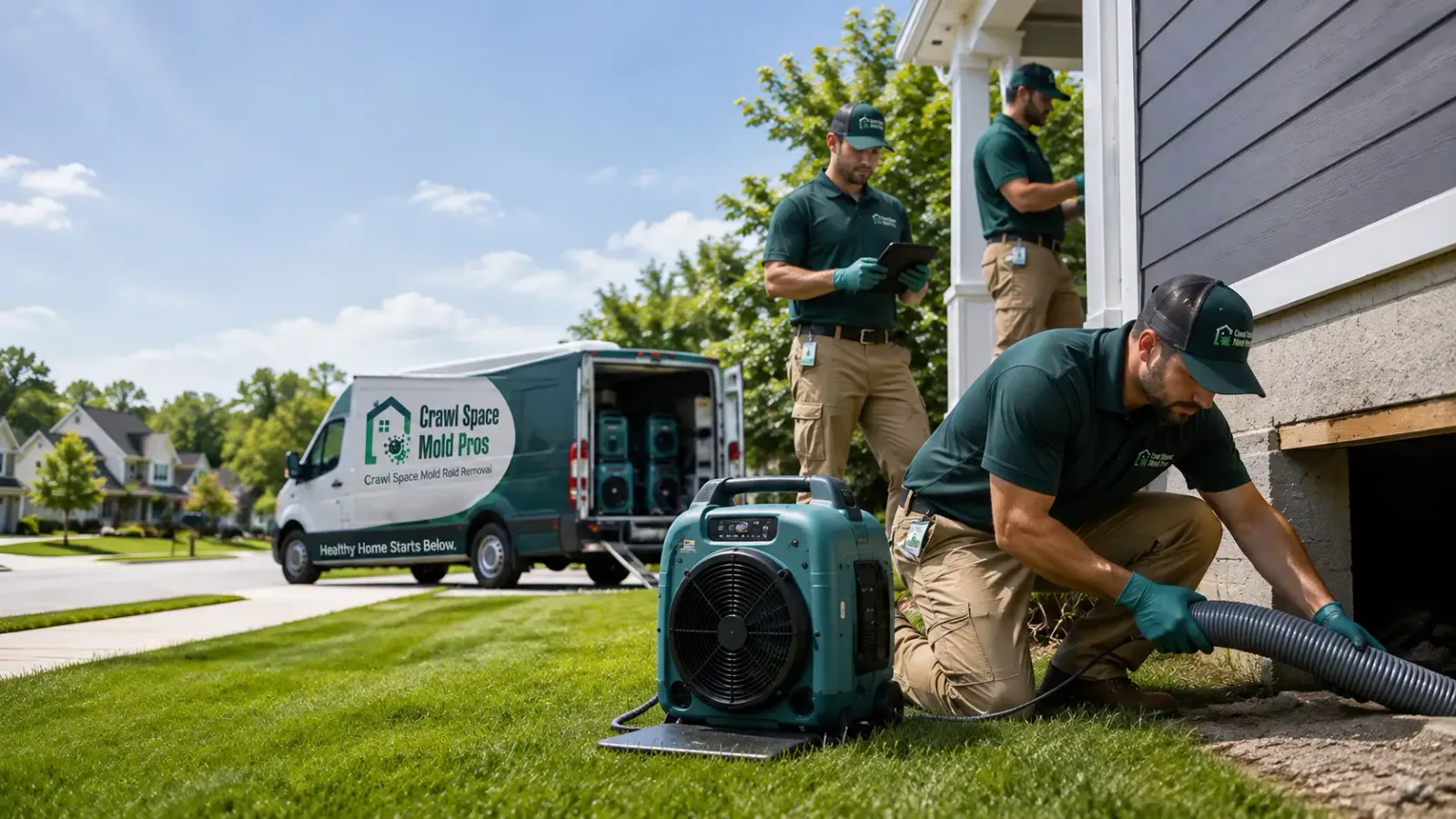 Crawl Space Mold Removal in Pisek, ND